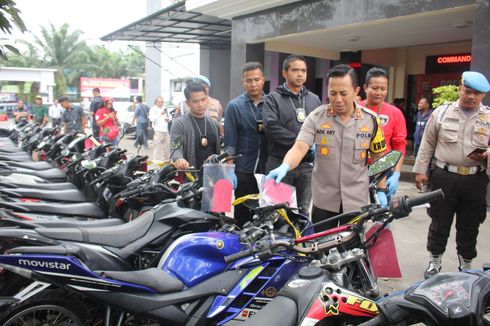 Polres Kota Tangerang Rigkus 13 Pelaku Curanmor