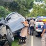 Sopir Ngantuk, Mobil Tabrak Pembatas di Jalan Yogyakarta-Wonosari