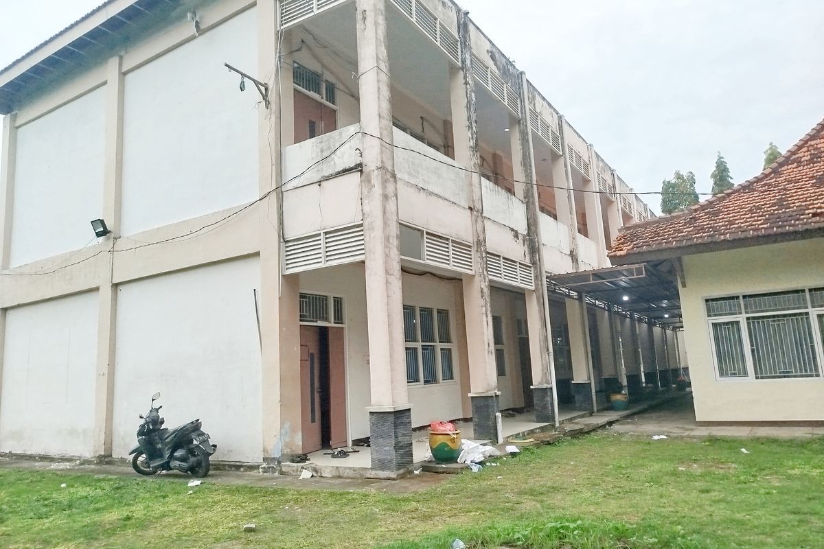 Balai Diklat Pemkab Bangkalan yang akan digunakan sebagai Sekolah Rakyat sementara, Minggu (20/7/2025). 
