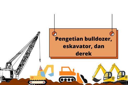 Pengetian Bulldozer, Eskavator, dan Derek