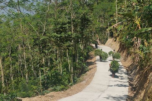 Jalan Baru di Wilayah Pegunungan Kulon Progo, Warga Berharap Tak Ada Lagi yang Tersesat Gara-gara Google Maps