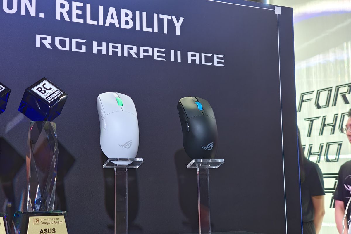 Mouse gaming Asus ROG Harpe II Ace diumumkan di Computex 2025