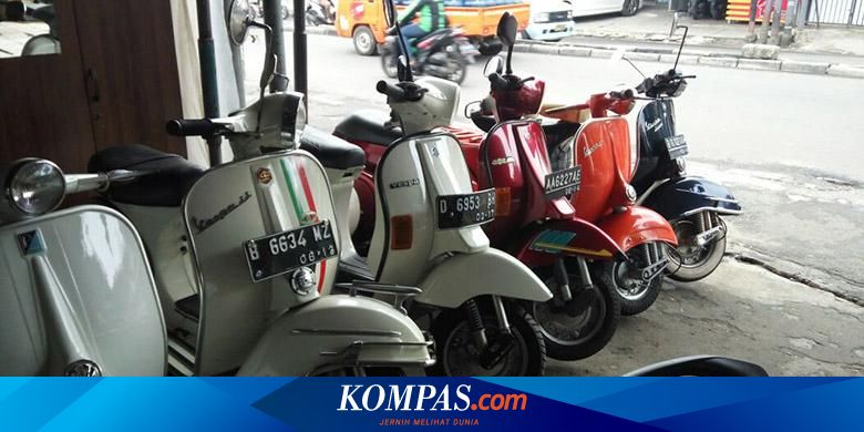 Alasan Vespa Jadul Tak Pakai Standar Samping