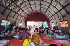 Menengok Kondisi Korban Kebakaran Manggarai di Posko Pengungsian, Tidur Berjejer di Dalam Tenda