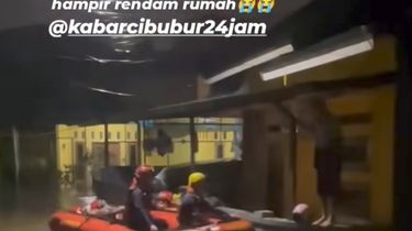 Banjir Rendam 9 RW di Ciracas Jaktim, Warga Mengungsi