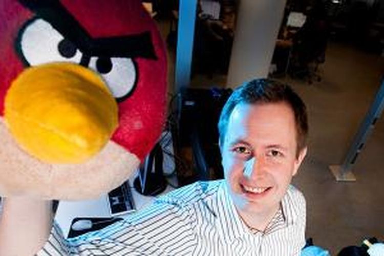 Mikael Hed, Chief Executive Rovio pencipta game Angry Birds