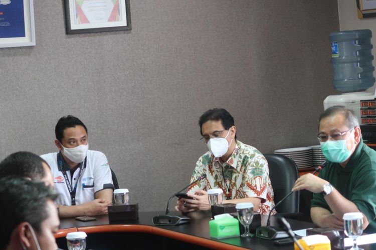 Dirjen PFM menghadiri Aplikasi Point Of Sales PT Pos Indonesia, Bandung, 6 Maret 2020.