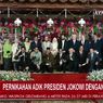 Saat Para Menteri Jongkok untuk Berfoto dengan Ketua MK-Adik Jokowi