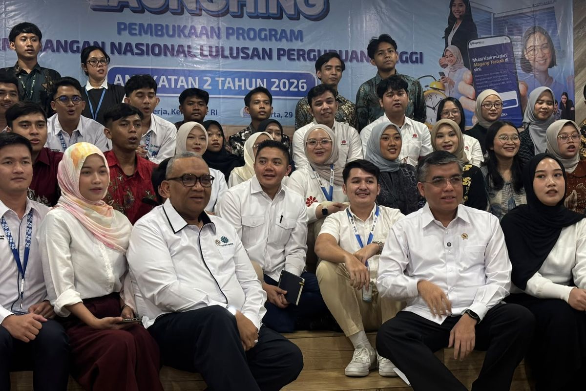 Pendaftaran Magang Nasional 2026 Dibuka 15 Juli, Kuota Naik Jadi 150.000 Peserta