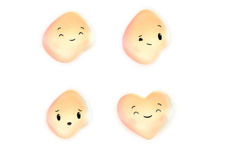 Ilustrasi karakter AI Microsoft Copilot, Mico yang bisa menampilkan berbagai mimik