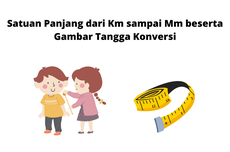 Satuan Panjang dari Km sampai Mm beserta Gambar Tangga Konversi