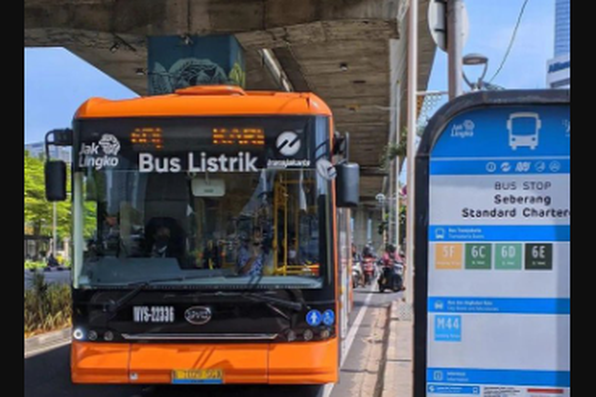 Bus Listrik Transjakarta Koridor 6D