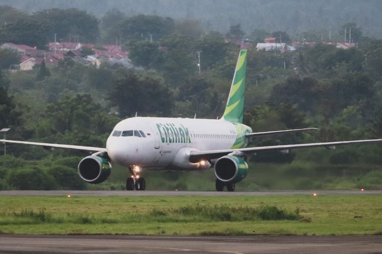 Ilustrasi pesawat - Salah satu pesawat dari maskapai penerbangan Citilink.