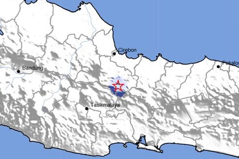 Gempa Magnitudo 2,9 Guncang Kuningan, Bukti Sesar Baribis Masih Aktif