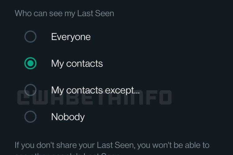 Contacts exception. Contacts exception