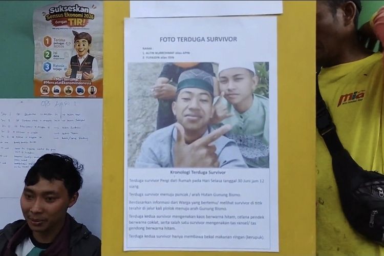 3 Hari Tak Pulang, 2 Remaja Diduga Hilang di Gunung Bismo Wonosobo