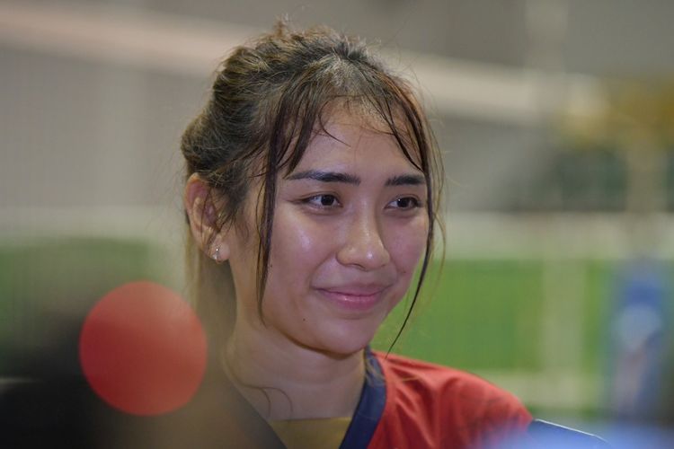 Middle blocker timnas voli putri Indonesia, Yolla Yuliana, siap berjuang di SEA Games 2021.