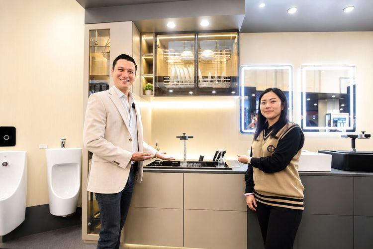 Christian Sugiono dan GB Sanitaryware Hadirkan Bak Cuci Piring Terintegrasi