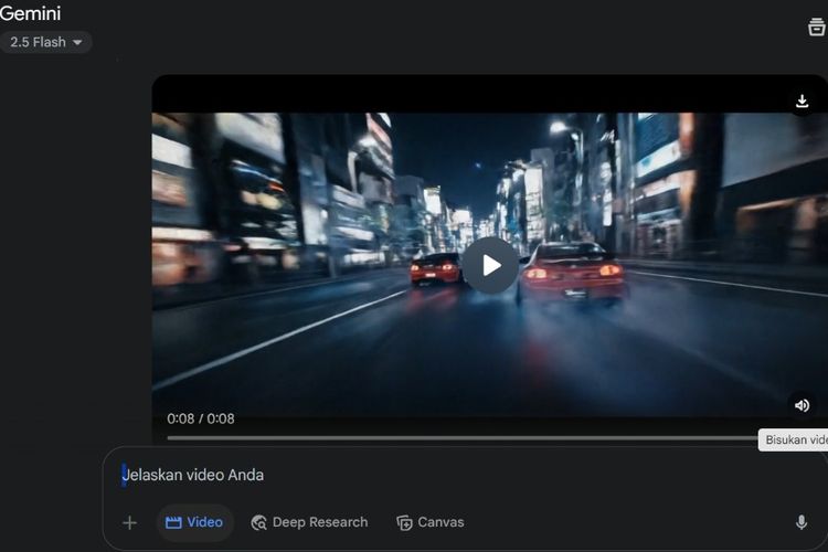 Ilustrasi cara membuat video Veo 3 dengan Gemini AI menggunakan akun yang berlangganan Google AI Pro dan VPN wilayah AS.