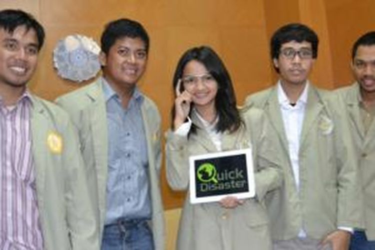 Tim mahasiswa Ilmu Komputer Universitas Gadjah Mada (UGM) mengumumkan pengembangan aplikasi bernama Quick Disaster