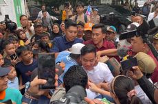 Seorang Pria Peluk Paksa Gibran yang Sedang Berkunjung di Rusun Muara Jakarta Utara