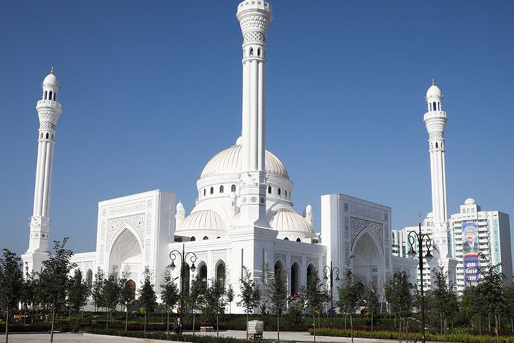 Masjid Prophet Mohammed di Chechnya Rusia 