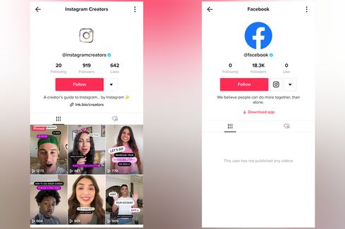 Instagram Bikin Akun TikTok Baru untuk Promosi Fitur IG
