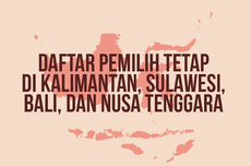 INFOGRAFIK: Data Pemilih Kalimantan, Sulawesi, Bali, NTT, NTB Sesuai DPT Pemilu 2024