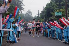 Pelari Tilik Candi Borobudur Marathon 2022 Disambut Meriah Penonton