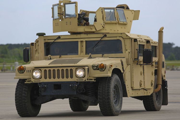 Humvee di acara 2015 MCAS Beaufort Air Show