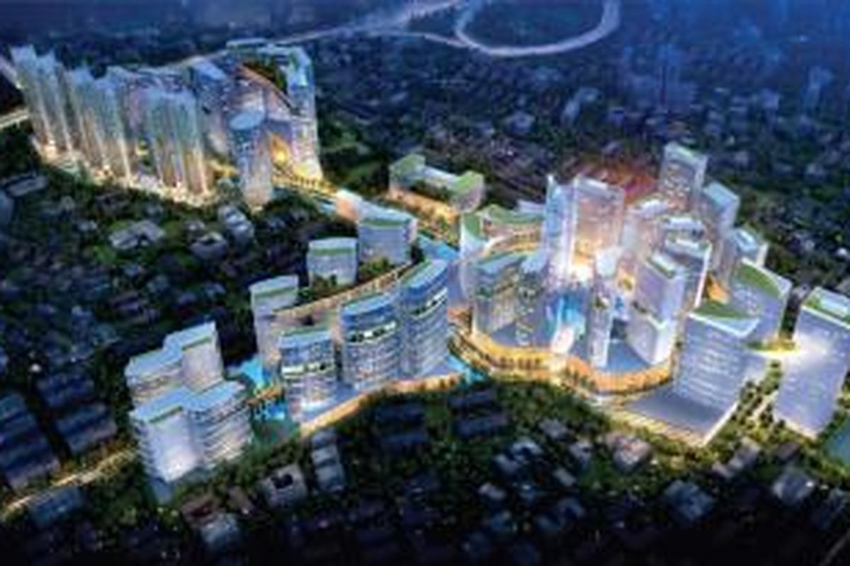 Proyek Grand Kamala Lagoon di lahan terbesar milik PT PP Properti Tbk seluas 25 hektar di Bekasi.