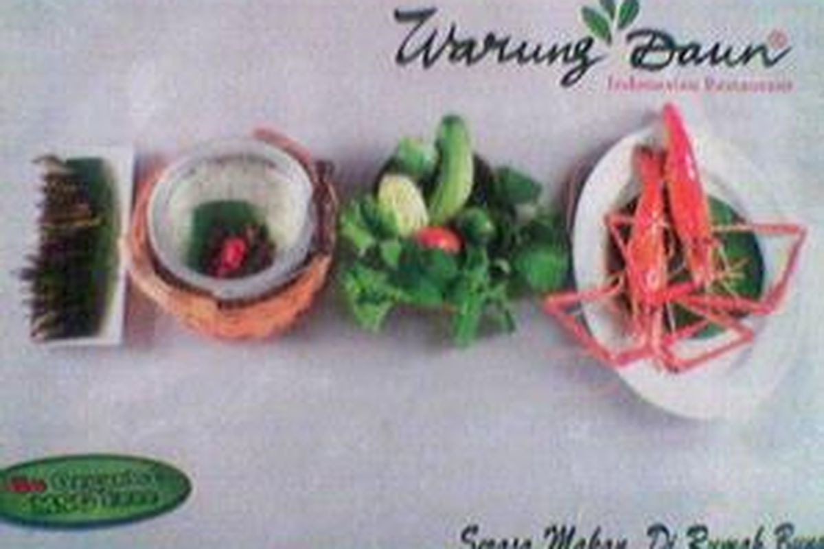 Aneka makanan organik yang tersedia di Warung Daun