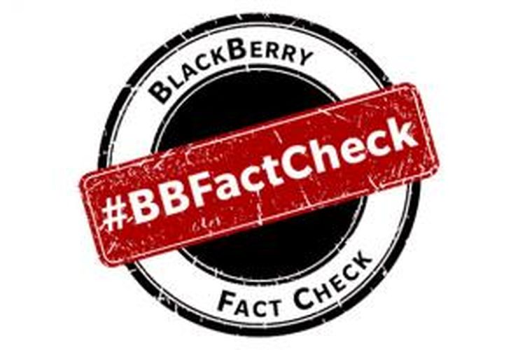 Logo BlackBerry Fact Check Portal