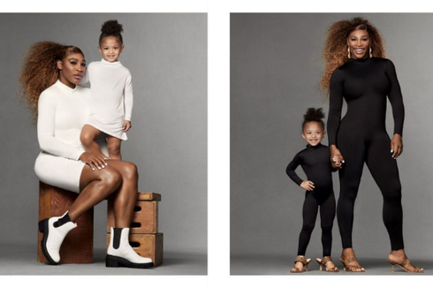 Serena Williams dan Putrinya Tampil Kompak dengan Baju Kembaran