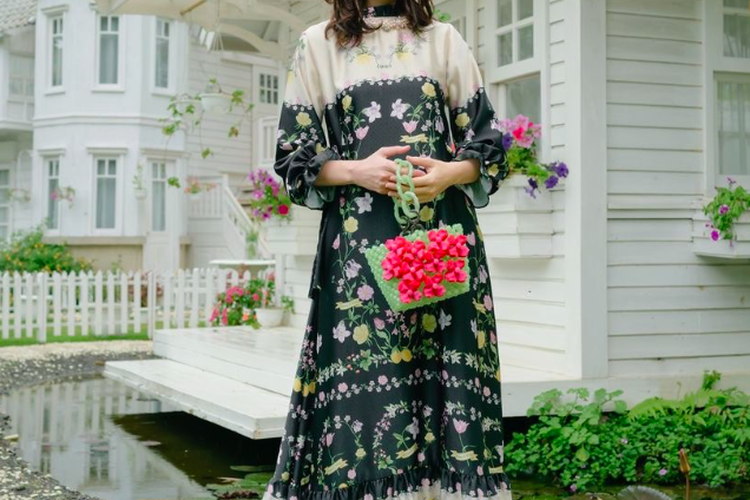 Spring Harvest dari Haidee & Orlin, model baju Lebaran untuk non hijab