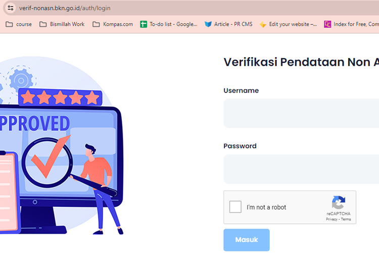 Pendataan Non ASN, Simak Link, Syarat, dan Cara Pendaftarannya