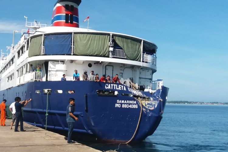 Kecekalaan kapal laut terjadi di pelabuhan Nusantara Kota Parepare