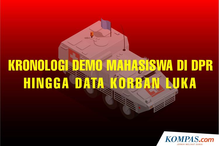 Infografik: Kronologi Demo Mahasiswa di DPR  hingga Data Korban 