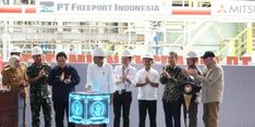 Jokowi Resmikan Proyek Ekspansi PT Smelting oleh Freeport