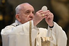 Gelar Misa Minggu Paskah, Paus Fransiskus Doakan Korban Virus Corona