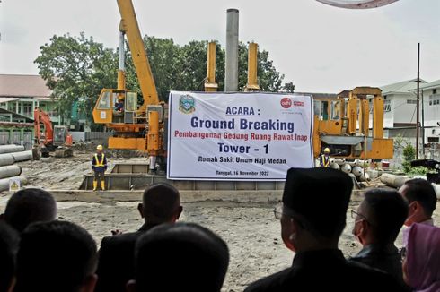 Pembangunan Gedung Baru RS Haji Medan Dimulai, Bakal Ada Restoran dan Salon