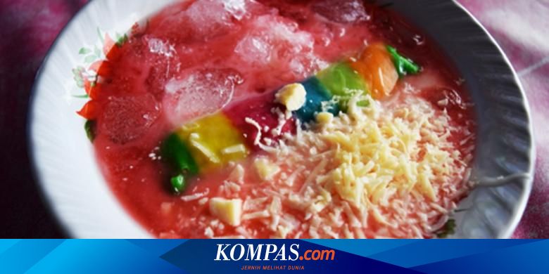 Melepas Dahaga Dengan Pisang Ijo Rainbow