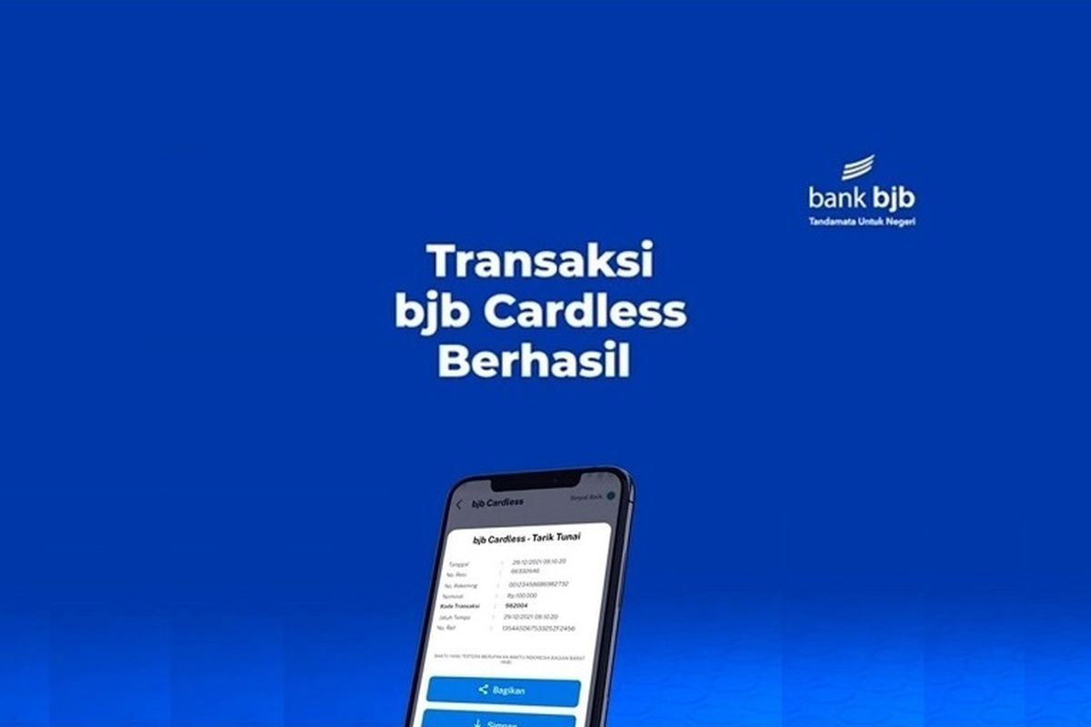 Bank BJB menyediakan fitur tarik tunai tanpa kartu menggunakan aplikasi DIGI mobile by Bank BJB.