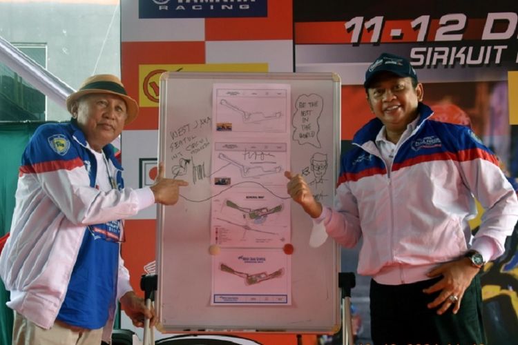 Ilustrasi rencana renovasi Sirkuit Sentul