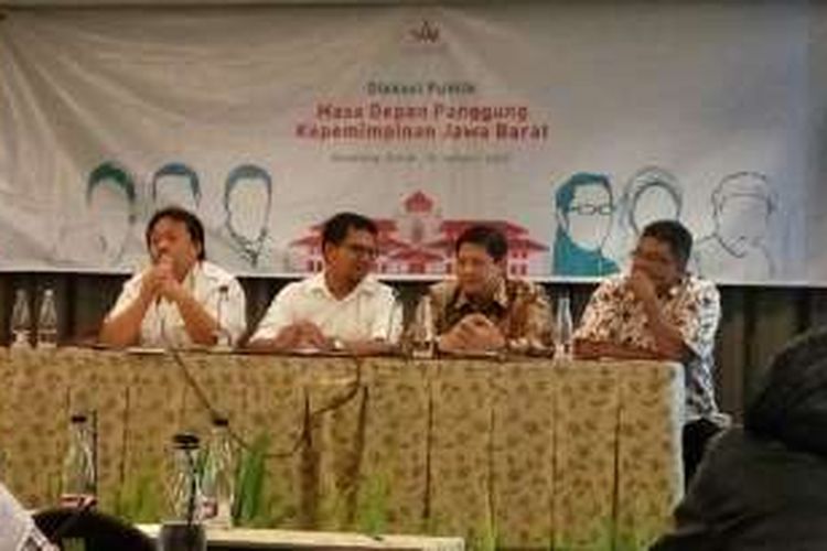 Indonesia Stratagic Institute (Instrat) melansir tiga kandidat kuat gubernur Jabar hasil survei 2016.