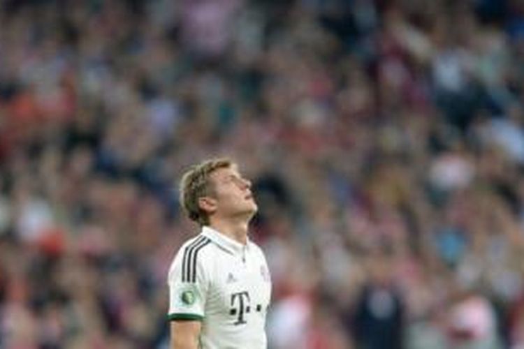 Gelandang Bayern Muenchen, Toni Kroos.