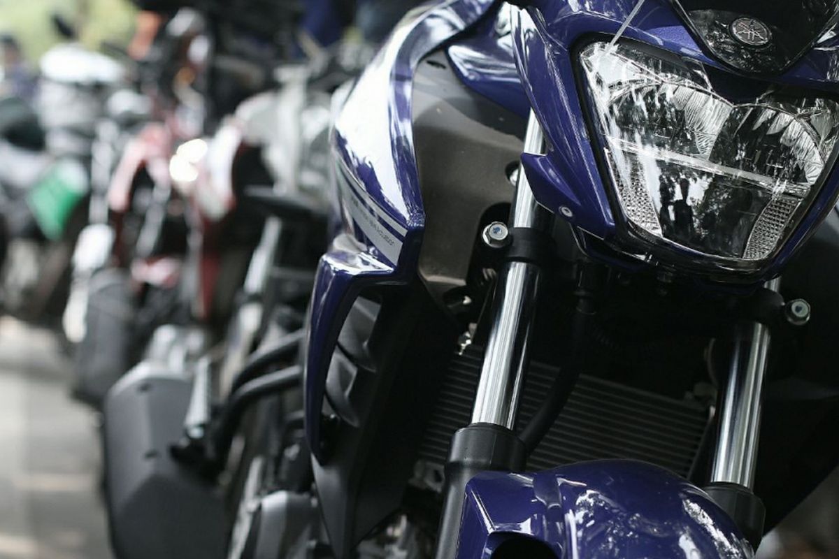 Deretan Yamaha Vixion di Jambore 1 Dekade.