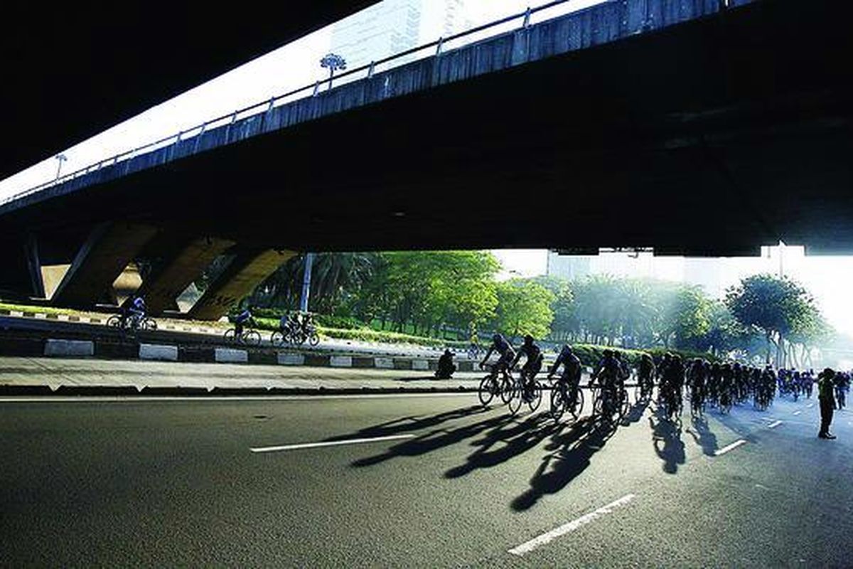 Balap sepeda, ilustrasi