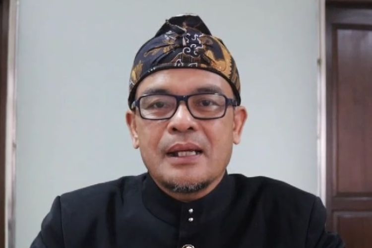 Tangkapan layar Rektor Universitas Tidar, Profesor Sugiyarto.