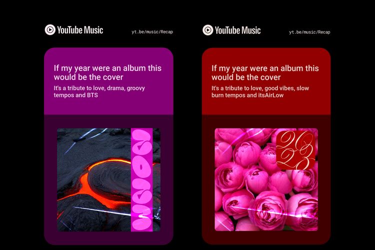 Tahun ini, YouTube Music 2023 Recap juga menghadirkan cover album unik yang dipersonalisasi sesuai dengan musik yang didengarkan pengguna tahun ini.